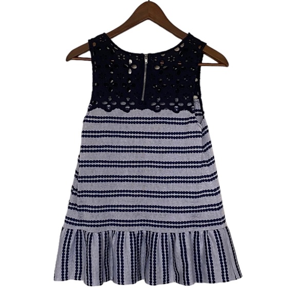 Free People Molly Cutout Ruffle Peplum Blouse Size Small EUC - Picture 4 of 13